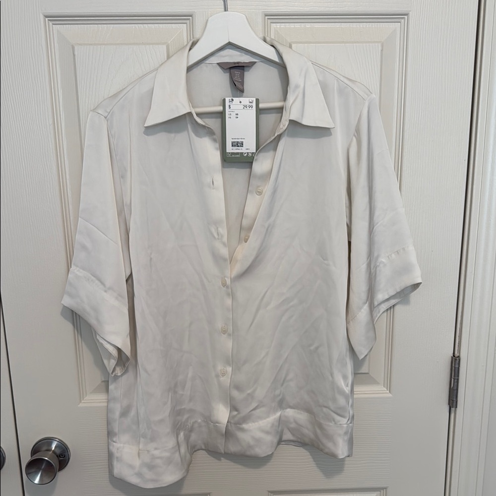 H&M Cream Blouse
